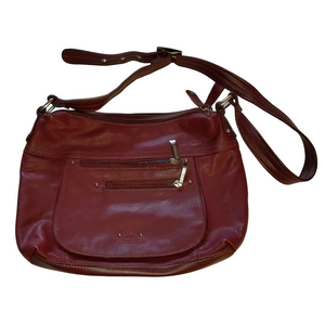 Stone & Co Burgundy Purse. Monochrome Solid